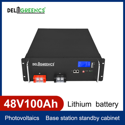 bateria de lítio do armazenamento de energia de 48V 100AH para a estação base de uma comunicação