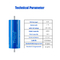 Bateria recarregável 2.3V Yinlong Lto 55Ah 35Ah 40Ah do Titanate do lítio 66160